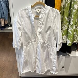 Tuckernuck White Cotton Mini Dress